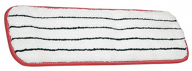 MOP PAD,RED,MICROFIBER