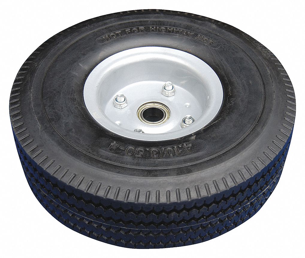 CASTERS URETHANE FOAM BLACK 10 IN