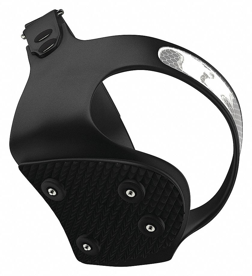 HEELSTOP UNISEX TRACTION AIDS, S, TUNGSTEN CARBIDE, BLK, WATERPROOF, FOR ICE/SNOW