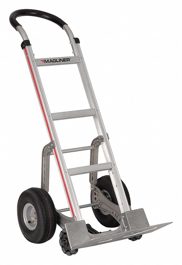 SELF-STABILIZING HAND TRUCK,48IN.HX21INW