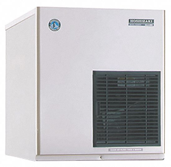 Ice Machine: Nugget, 690 lb Ice per Day, Air Cooled, 26 in Ht, 22 in Wd, 27 3/8 in Dp