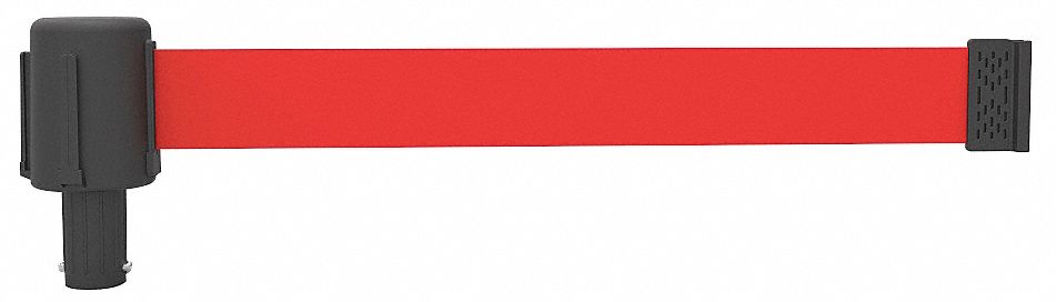 PLUS Barrier System Head, 15ft,  Red, PK5