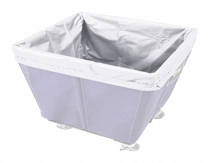 Nylon Basket Truck Insert: G06-WWX-TIN, 30 in x 20 in x 18 in, White, Nylon