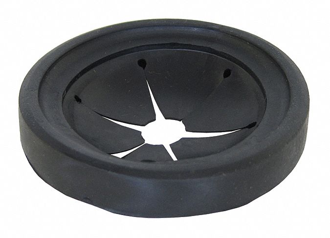 DISPOSAL GUARD,RUBBER,BLACK,1/2IN.