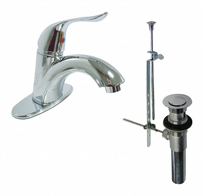 Dominion Faucets, Gold, Low Arc Bathroom Faucet 31XJ43771903 Grainger