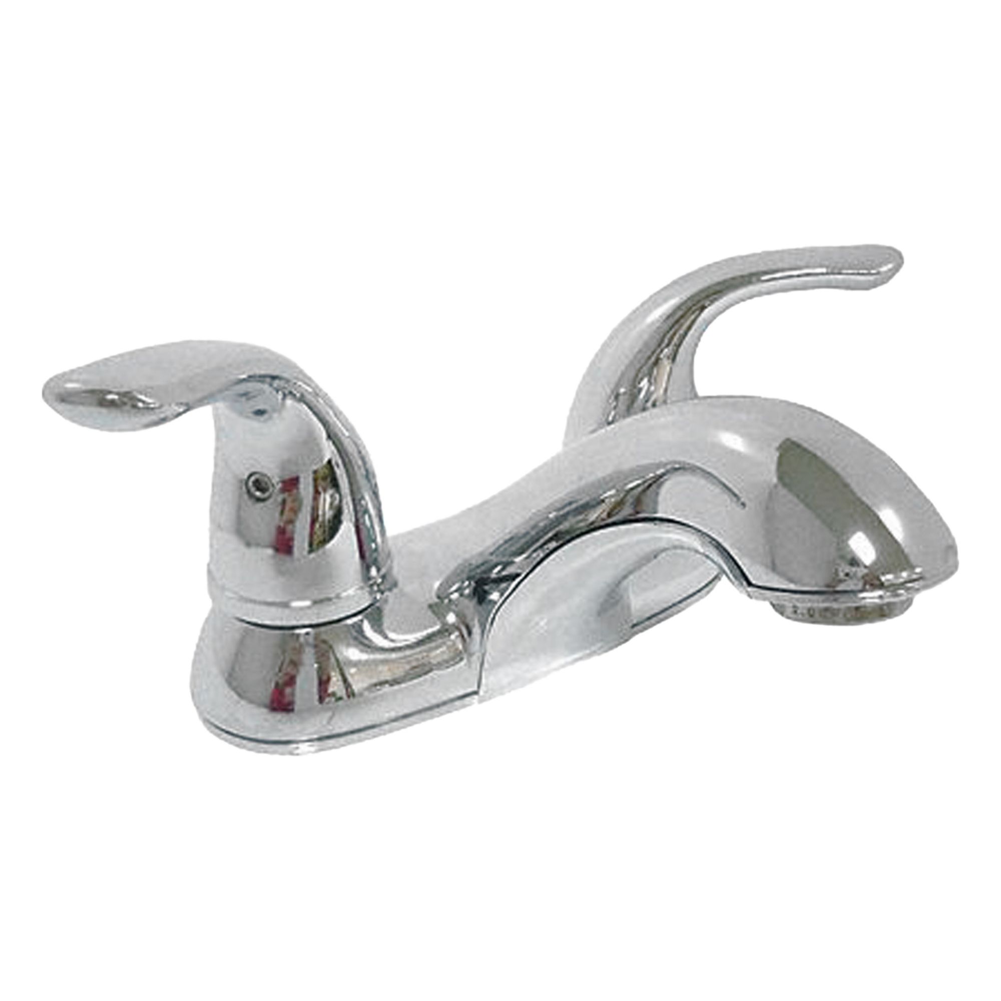 Low Arc Bathroom Faucet: Gold, Cast Brass, Chrome Finish, 1.2 gpm Flow Rate, Arc