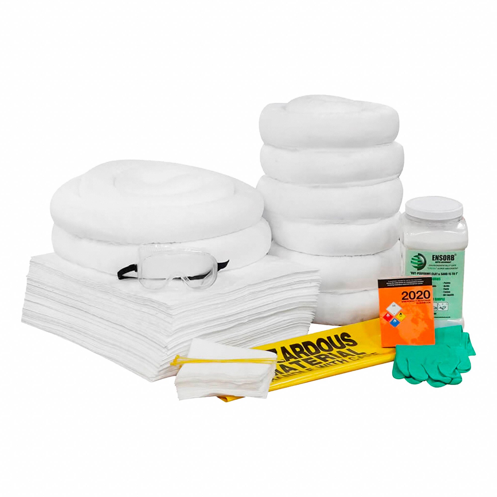 TROUSSE POUR DÉVERSEMENT, 23 GALLONS ABSORBÉS PAR KIT, CAPACITÉ DE 11 GAL