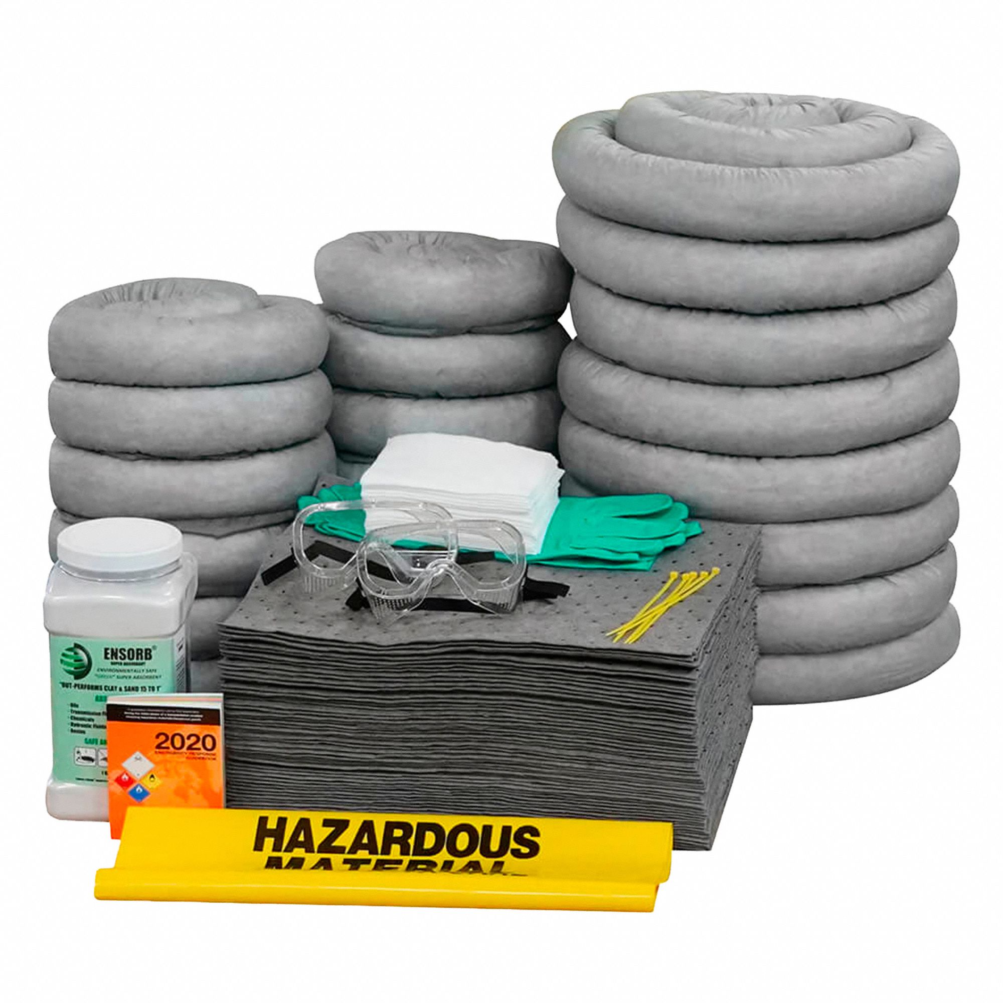 RECHARGE DE TROUSSE POUR DÉVERSEMENT, 41 GALLONS ABSORBÉS PAR KIT, CAPACITÉ DE 41 GAL