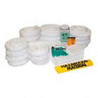 SPILL KIT REFILL, 41 GAL ABSORBED PER KIT, 2 GOGGLES/2 PAIRS OF NITRILE GLOVES