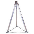 TRIPOD, USE WITH SRL/WINCH, ADJ, 350 LB WEIGHT CAP, SILVER, 95 TO 120 IN HEIGHT, ALUMINUM
