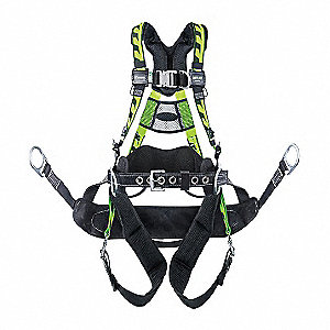 FULL BODY HARNESS, CLIMBING/POSITIONING, VEST, CAM, S/M, BELT/SEAT SLING, AIRCORE