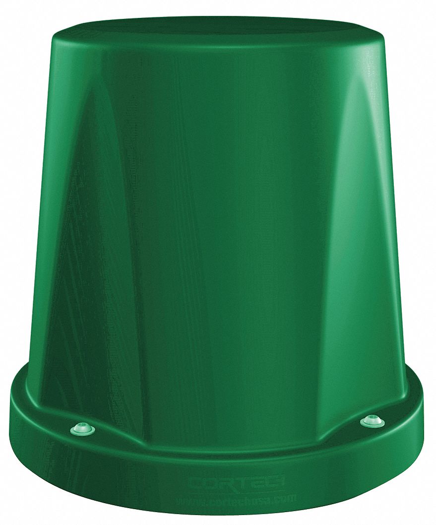 31XM36 - Floor Mounted Stool 16inHx13inL Green