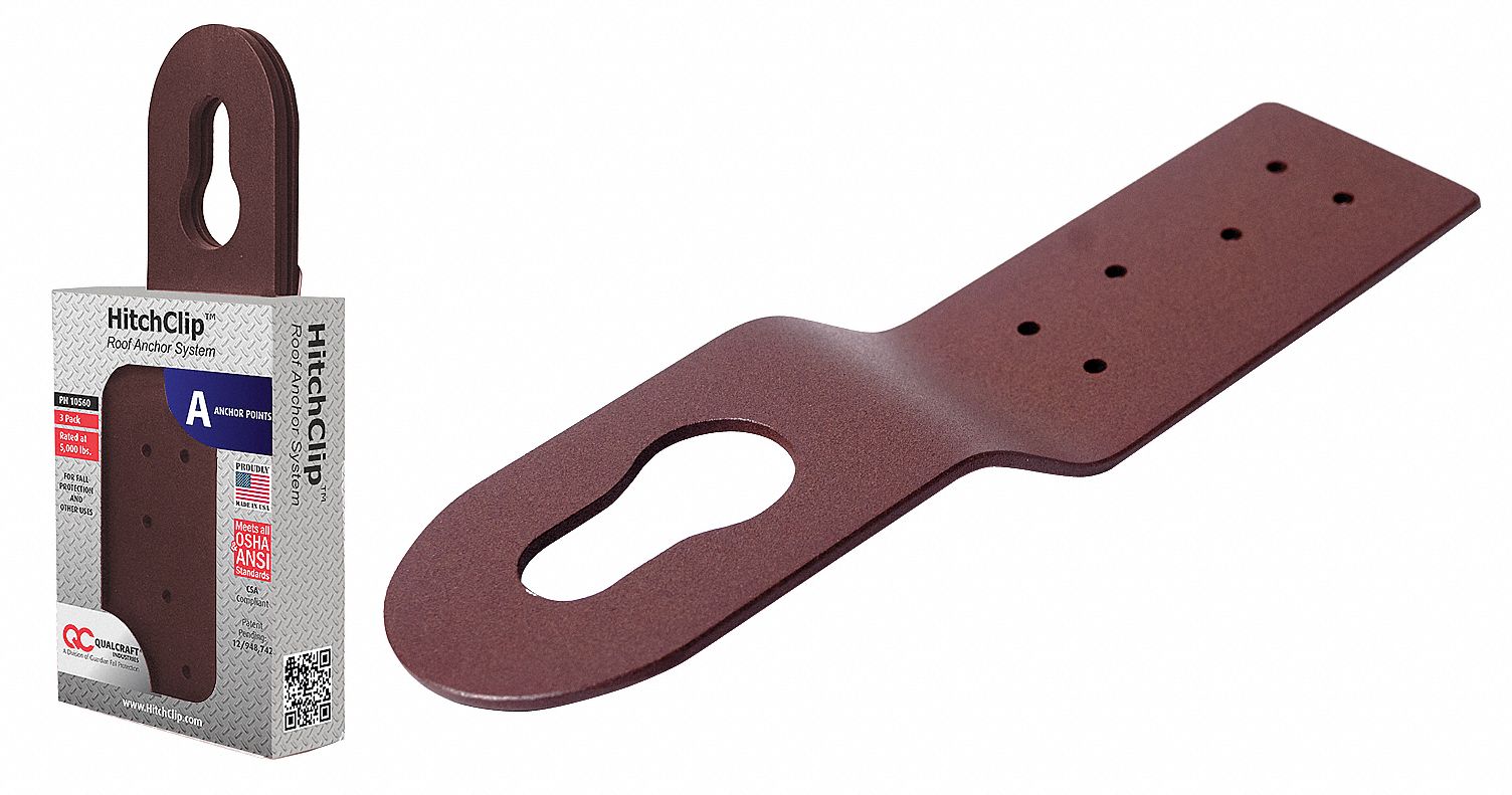 31XR08 - HitchClip Residential Anchor Brown PK24