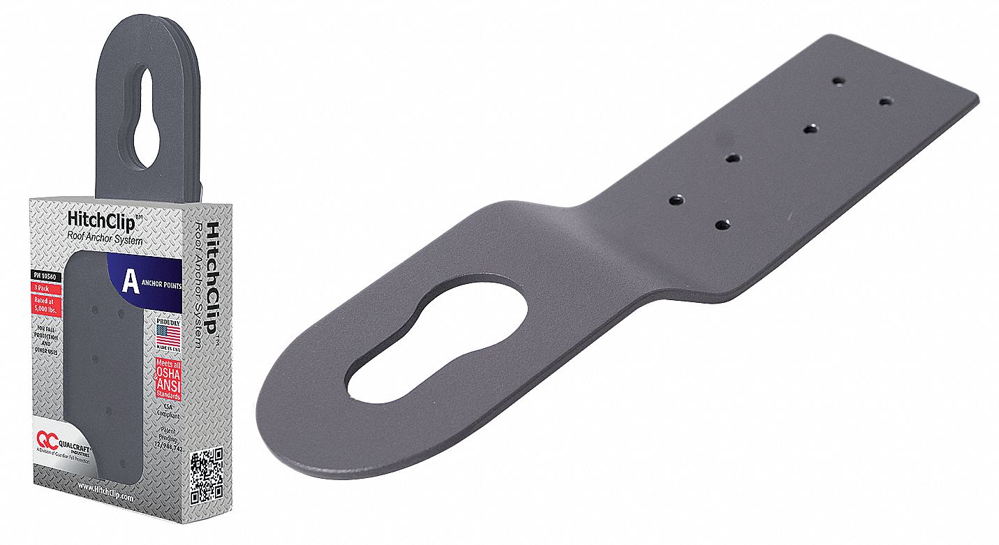 31XR09 - HitchClip Residential Anchor Gray PK24