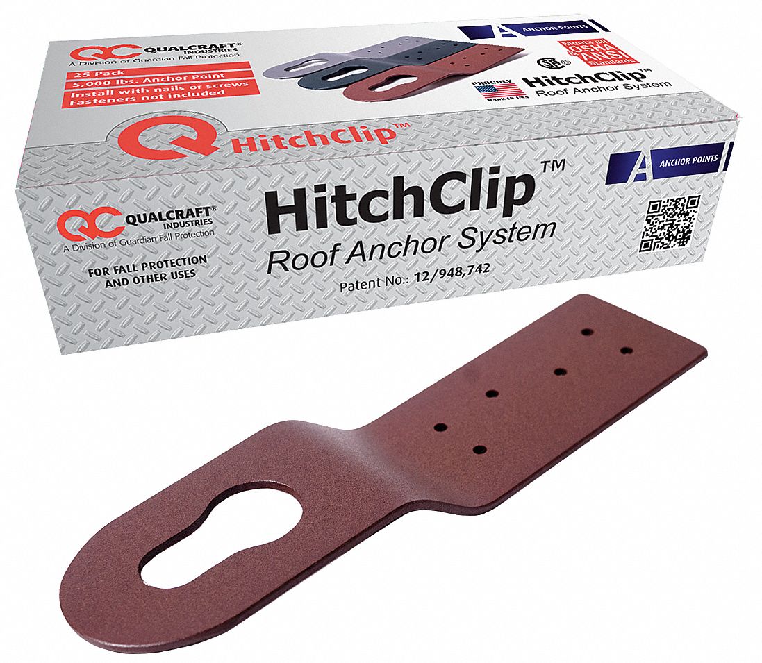 31XR11 - HitchClip Residential Anchor Brown PK25