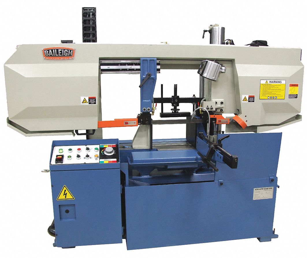 BAILEIGH INDUSTRIAL, 14 3/16 in x 22 in, 66 to 279, Band Saw - 31XU54 ...