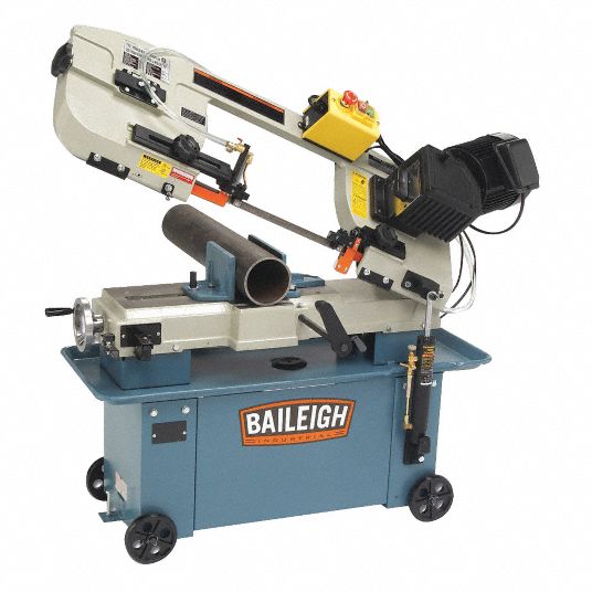 BAILEIGH INDUSTRIAL, 7 in x 10 3/16 in, 125 to 270 SFPM, Band Saw ...