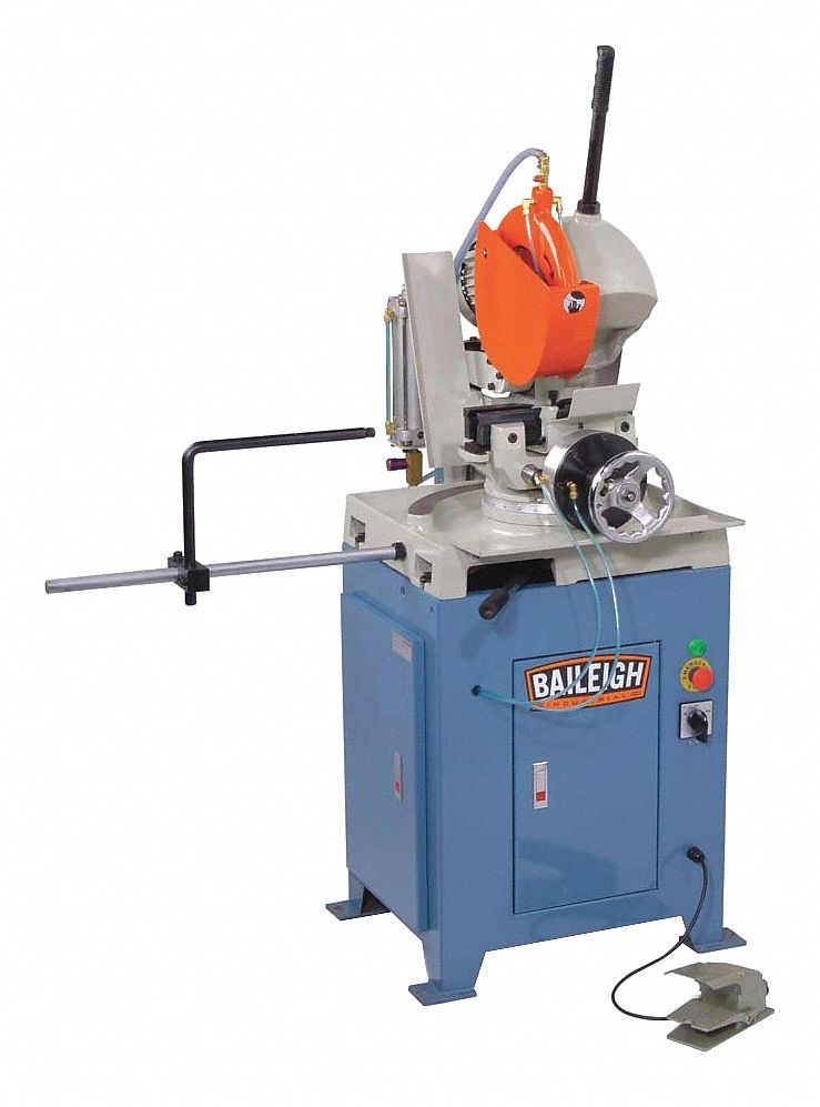 BAILEIGH INDUSTRIAL, SemiAuto, 11 in Blade Dia. English, Cold Saw
