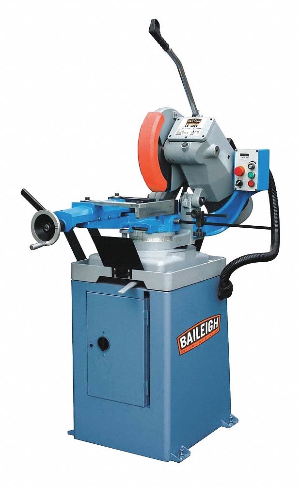 Cold Saw: Manual, 14 in Blade Dia. - English, 356 mm Blade Dia. - Metric