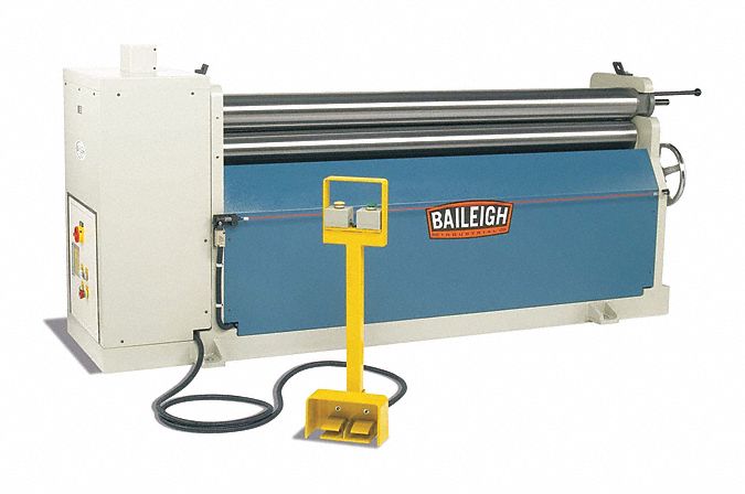 Plate Roller: Corded, Hydraulic, 9 ga Capacity (Steel), 72 in Max. Bend Lg