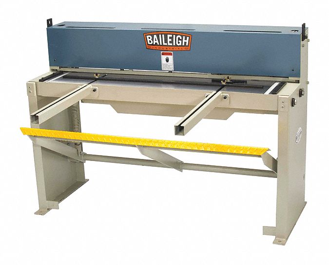 Machining Shear: Manual, Foot Pedal, 52 in Max. Cut Wd, 16 ga Capacity