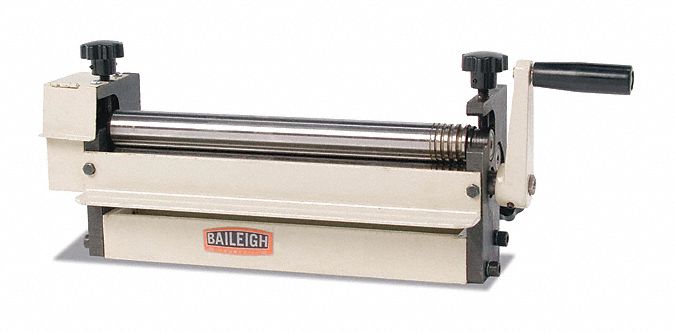 SLIP ROLL, MANUAL, 20 GA CAPACITY (STEEL), 12 IN MAX BEND L, CONE ROLLING