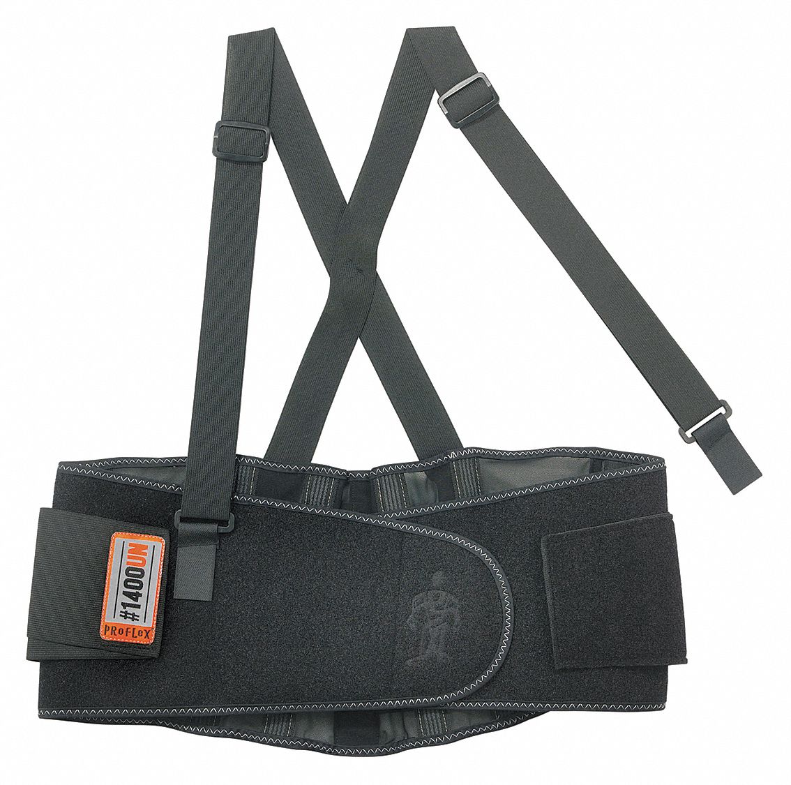 BACK SUPPORT,BLACK,UNIV
