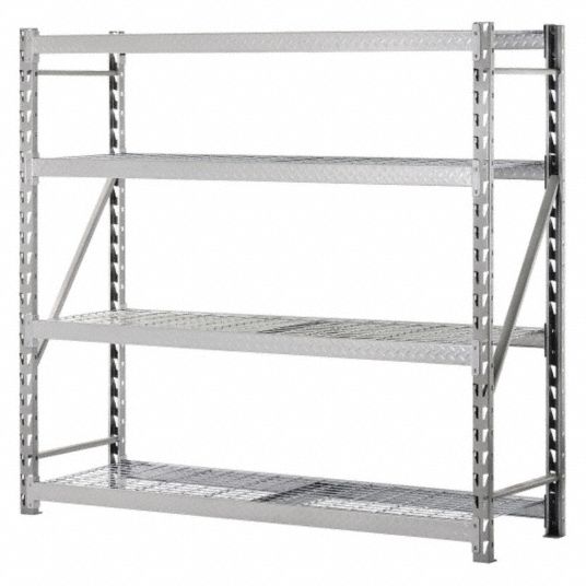 SANDUSKY, Medium-Duty, 60 in x 24 in, Bulk Storage Rack - 489K21