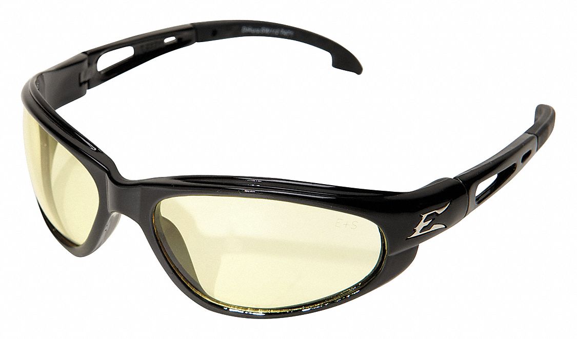 EDGE EYEWEAR Safety Glasses, Yellow 31XX36SW112VS Grainger
