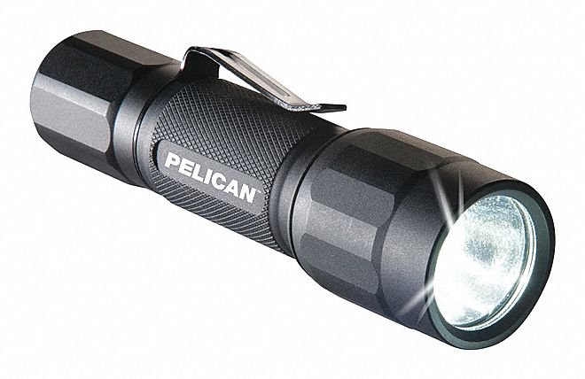 FLASHLIGHT ALUMINUM LED178 LUMEN 1 X AA BLACK