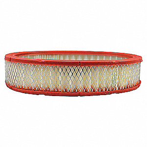 VEHICLE AIR FILTER, OVAL, 2.22 X 10.58 X 2.218 IN, OUTSIDE DIAMETER 10.578 IN