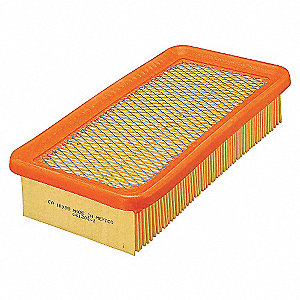 AIR FILTER, FLEXIBLE PANEL, 10.362 X 5.28 X 2.21 X 10.36 IN