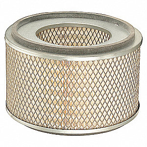 AIR FILTER, HEAVY DUTY/METAL END/RADIAL, 8 X 10 X 8 X 12.094 IN
