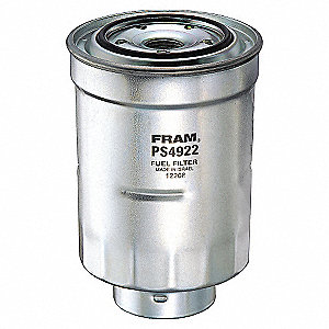 SPIN-ON FUEL FILTER/WATER SEPARATOR, 5.58 X 3.72 X 5.578 IN, OUTSIDE DIA 3.719 IN