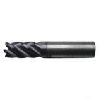 END MILL, RIGHT HAND, 38 ° , TIALN, 3/8 X 3/8 X 1/2 X 2 IN
