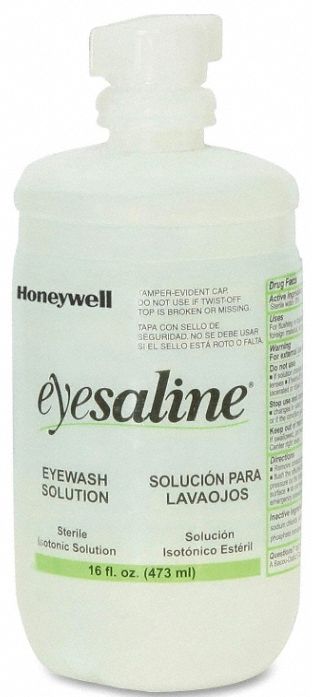 Single Use Eyewash Bottle: 1 No. of Bottles Included, 16 oz Size