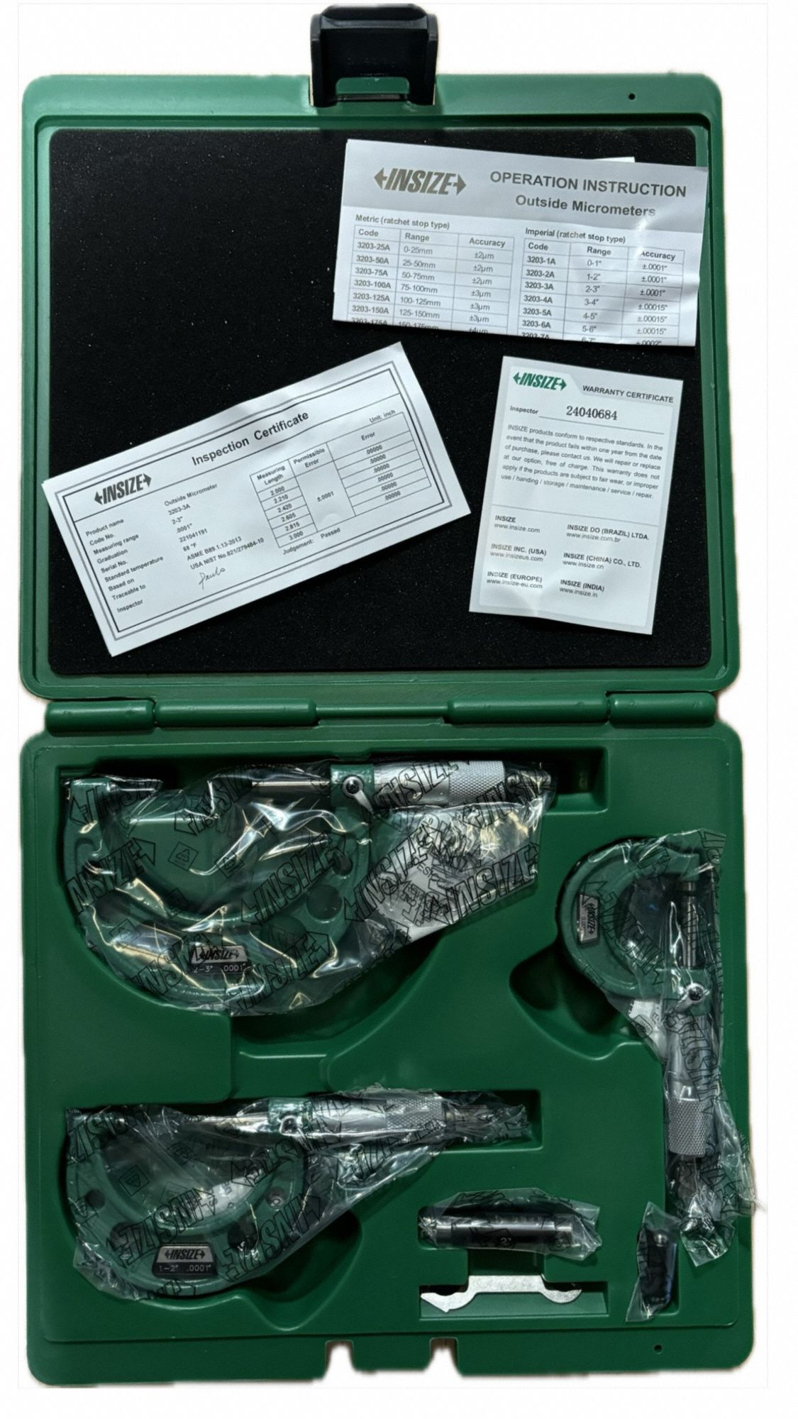 Mechanical Outside Micrometer