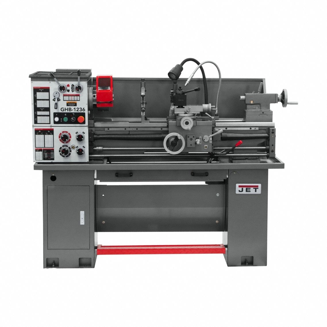 Lathe: GHB-1236, 12" x 33", 2 hp, 230V AC