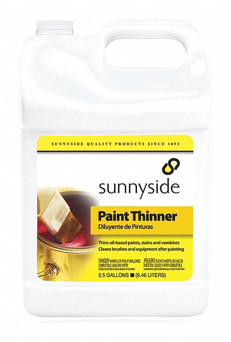 Paint Thinner Plastic Jug 2.5 gal.