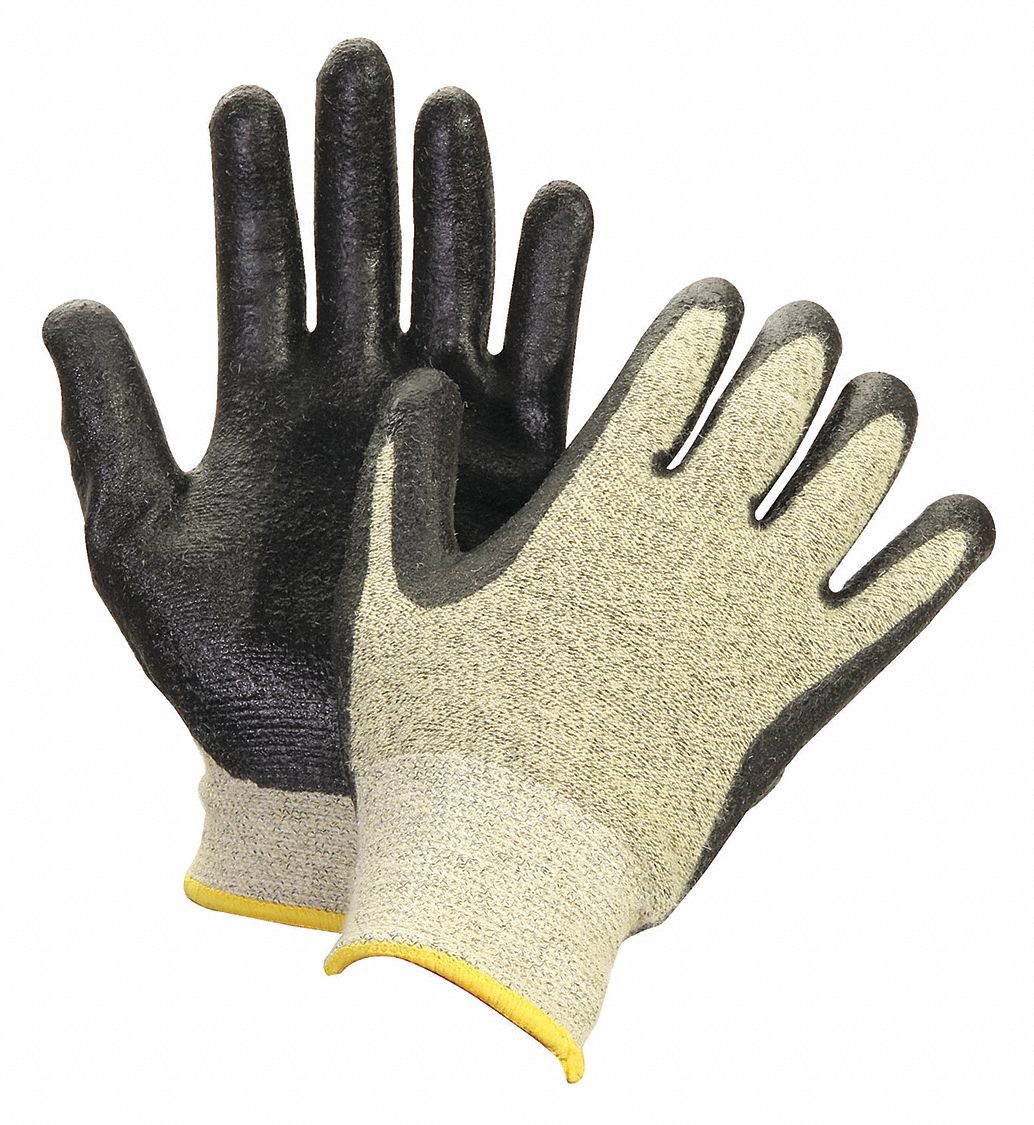 Nitrile Glove, Black/Tan,