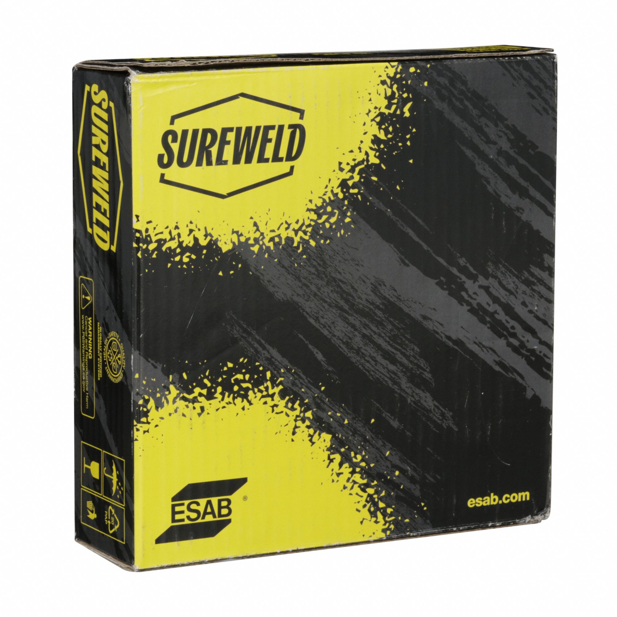 ESAB Welding Wire: Carbon Steel/Manganese/Silicon, ER70S-6 H4, 0.025 in, 11 lb, Plastic Spool (MPN 321M00611H). Key specifications — Series: Sureweld 70S6; Brand: ESAB; Spool Type: Plastic Spool; Tensile Strength (As Welded) (Merch): 84 ksi; Yield Strength (As Welded) (Merch): 70 ksi.