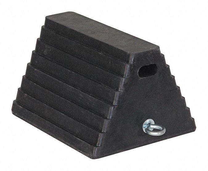 Heavy Duty Wheel Chock w/Chain Eye