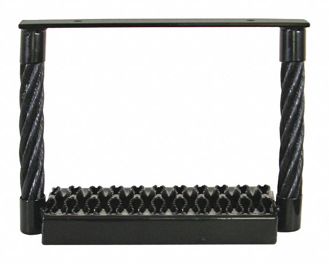 Truck Step, 15", Black Powder Coat