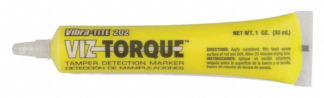 Tamper Detection Marker Yellow