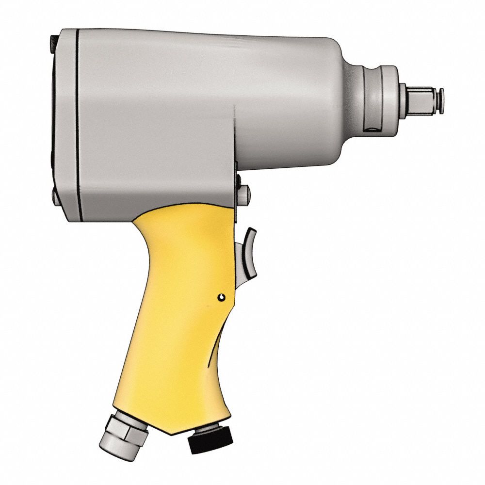 Milwaukee Impact Wrench: 7/16 in Hex Drive Size, 750 ft-lb Fastening  Torque, 750 ft-lb Breakaway Torque