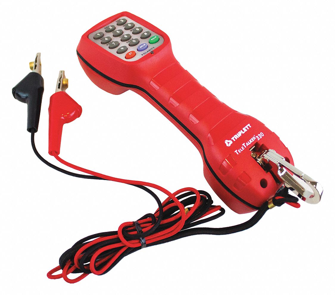 TRIPLETT, ABN, Lineman's Telephone Test Butt Set 323NX23330 Grainger