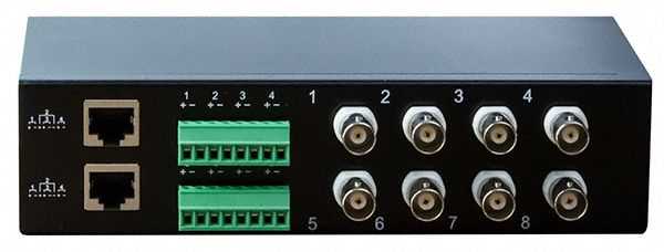 5 MP Video Hub, 8 Position: Cat5e/Cat6, Terminal Blocks/RJ45