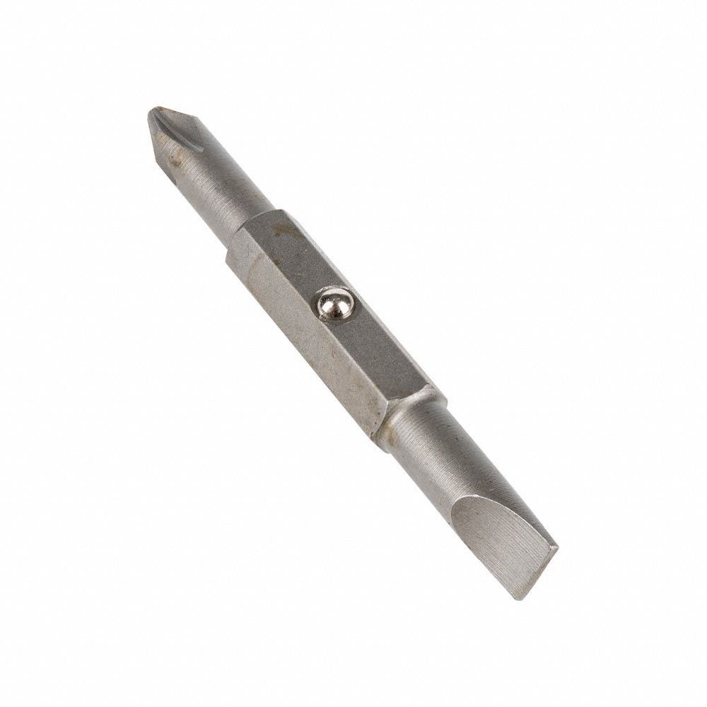 Double Ended Driver Bit: Imperial, Hand, #2 / 9/32" Bit Sizes, Phillips / Slot Head s