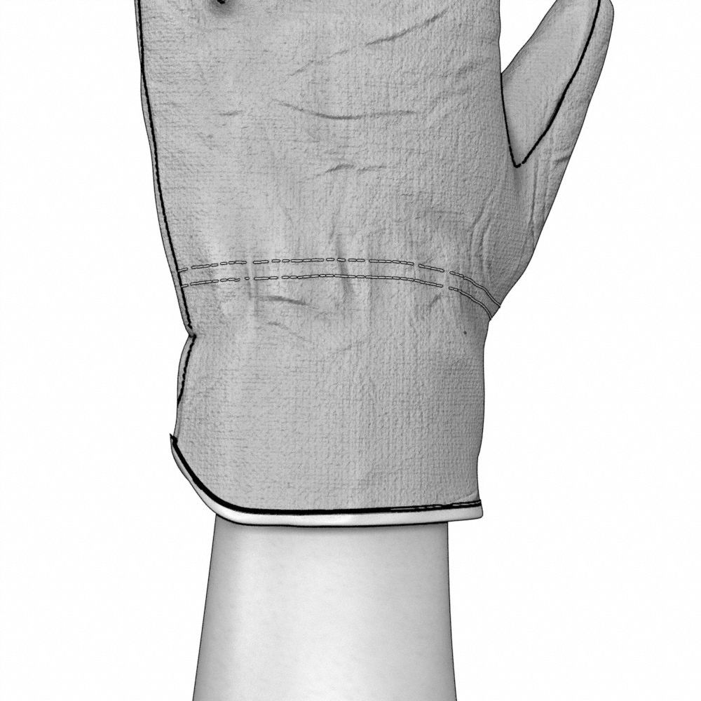 FOOWOO Soft Goatskin Leather TIG Welding Gloves with Kevlar thread 13" X-Large 