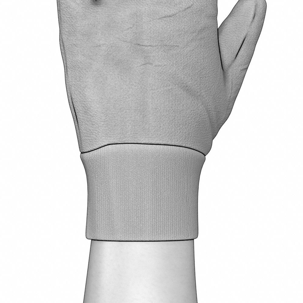 Medium Steiner 0219-M Unlined Premium Top Grain Pigskin TIG Welding Gloves with 4 Cuff 